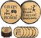 Funny Coasters for Drinks -Set of 8 with Holder, Absorbent Cork Base for Tabletop Protection, Made of Engineered Wood, Ideal for Housewarming, Bar-Decor, Birthday, Anniversary, Corporate Gift